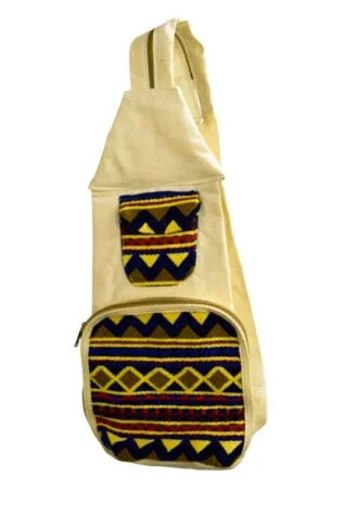 شنطة ضهر تطريز ابرة قطن مصري صناعة يدوية | Egypt Antiques