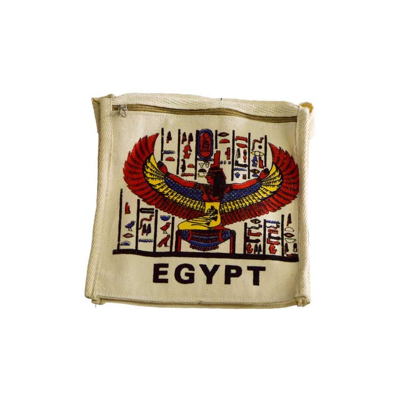 شنطة كروس فرعوني من انتاج إيجيبت أنتيكس صناعة يدوية 100% قطن مصري