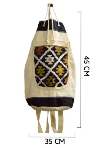 شنطة ضهر تطريز ابرة أسود مصري صناعة يدوية | Egypt Antiques