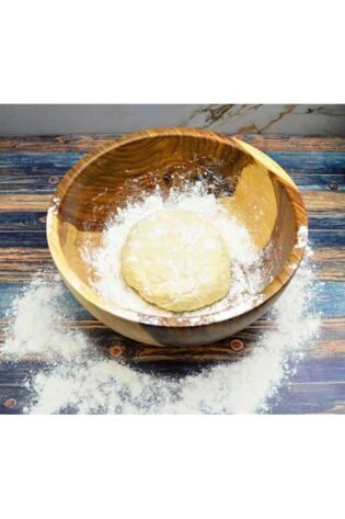 طبق غويط صناعة يدوية من الخشب الصحي الوان طبيعية 100% من قلب الشجرة