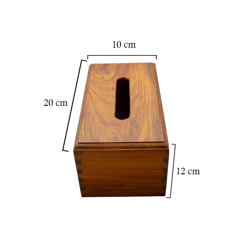 علبة مناديل صناعة يدوية من الخشب الصحي الوان طبيعية 100% من قلب الشجرة