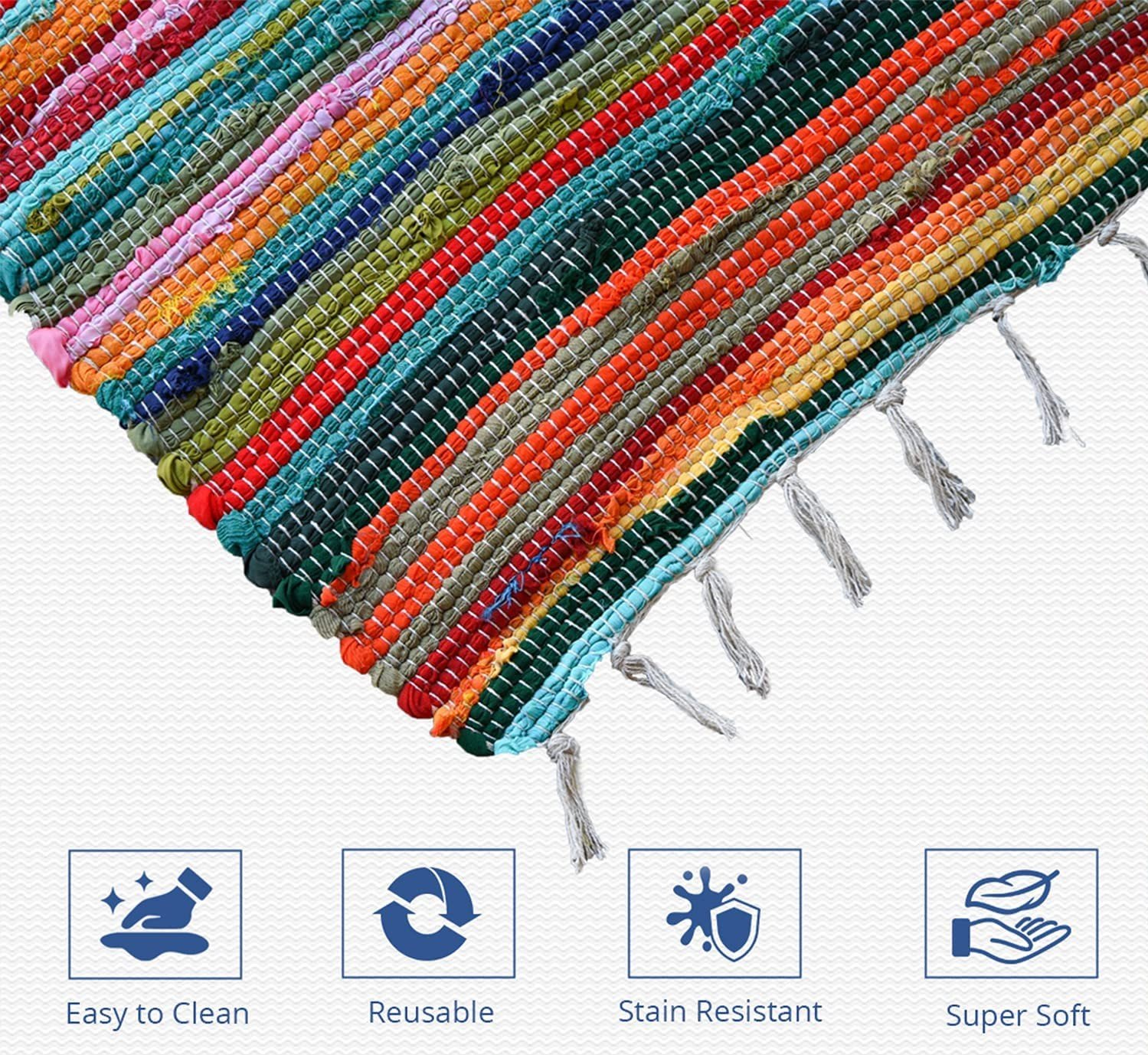 سجاد كليم من ايجيبت انتيكس الوان متعددة مقاسات مختلفة صناعة يدوية - Image 5