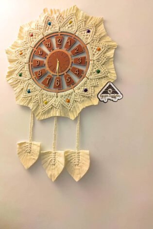 ساعة مكرمية من ايجيبت انتيكس صناعة يدوية