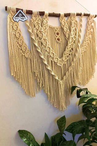 مكرمية ديكور على شكل ستارة من ايجيبت انتيكس صناعة يدوية