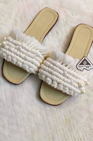 شبشب مكرمية انتاج ايجيبت انتيكس صناعة يدوية