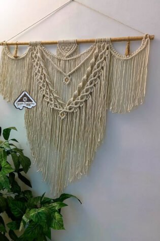 ستارة مكرمية للديكور كبيرة من ايجيبت انتيكس صناعة يدوية