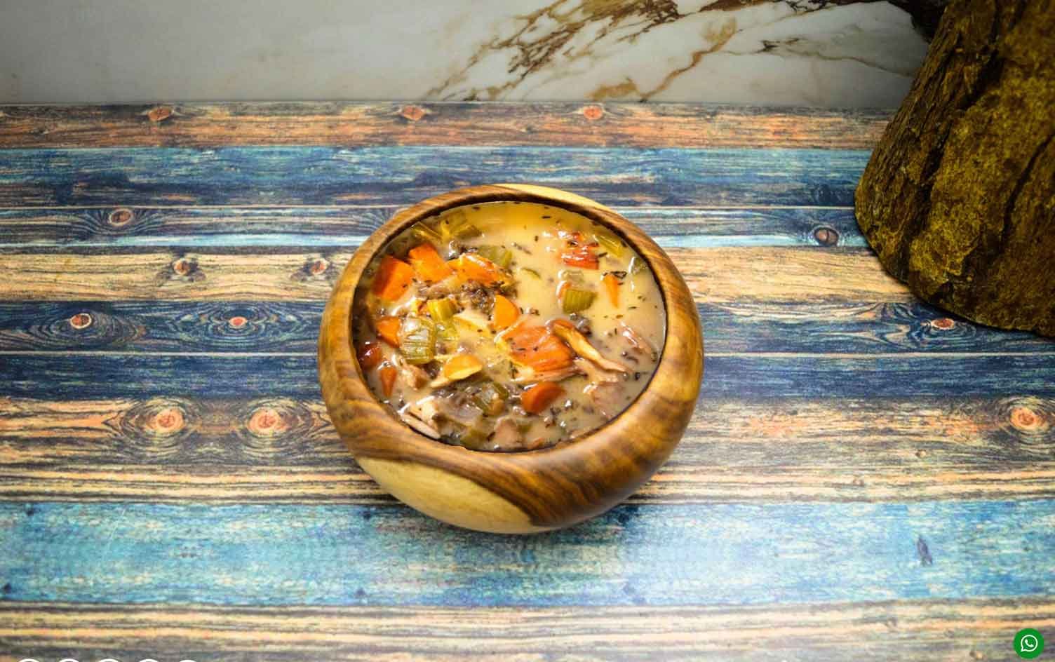 بولة خشب صناعة يدوية من الخشب الصحي الوان طبيعية 100% من قلب الشجرة من انتاج ايجيبت أنتيكس - Image 9