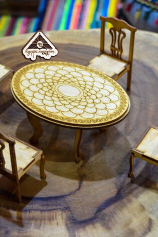 فن المجسمات الصغيرة تشكيل طقم سفرة صناعة يدوية من ايجيبت انتيكس