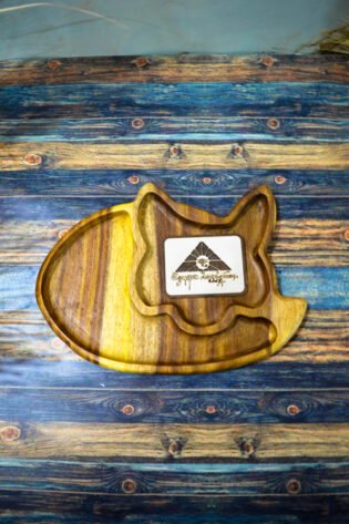 طبق أكل او تسالى للأطفال على شكل ثعلب