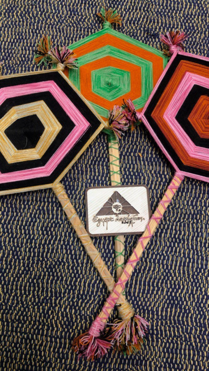 هواية خيوط من تراث سيوة صناعة يدوية 100% الوان مختلفة