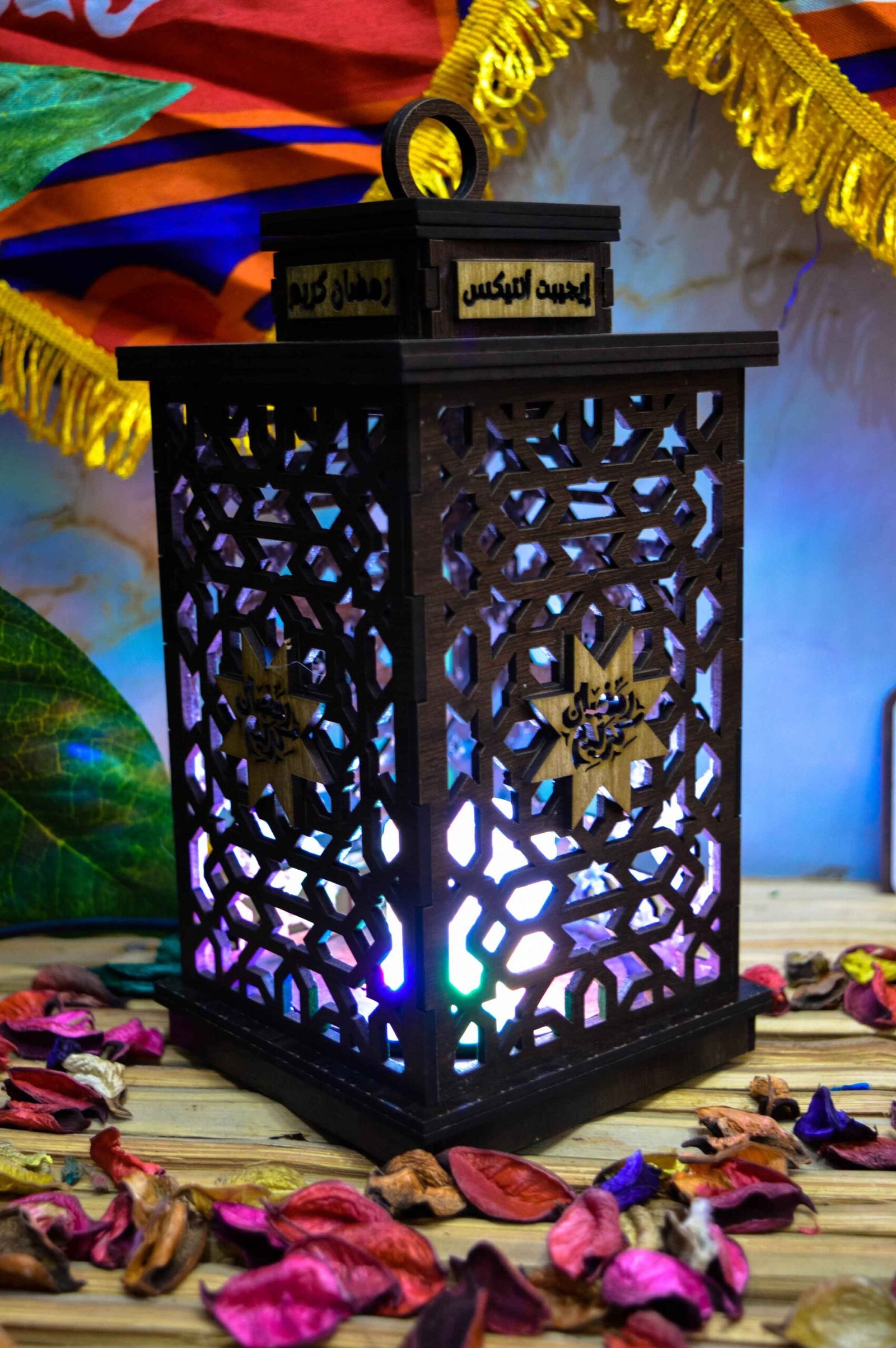 فانوس رمضان بشكلة الجديد تصميم اسلامي خشب انتاج ايجيبت انتيكس