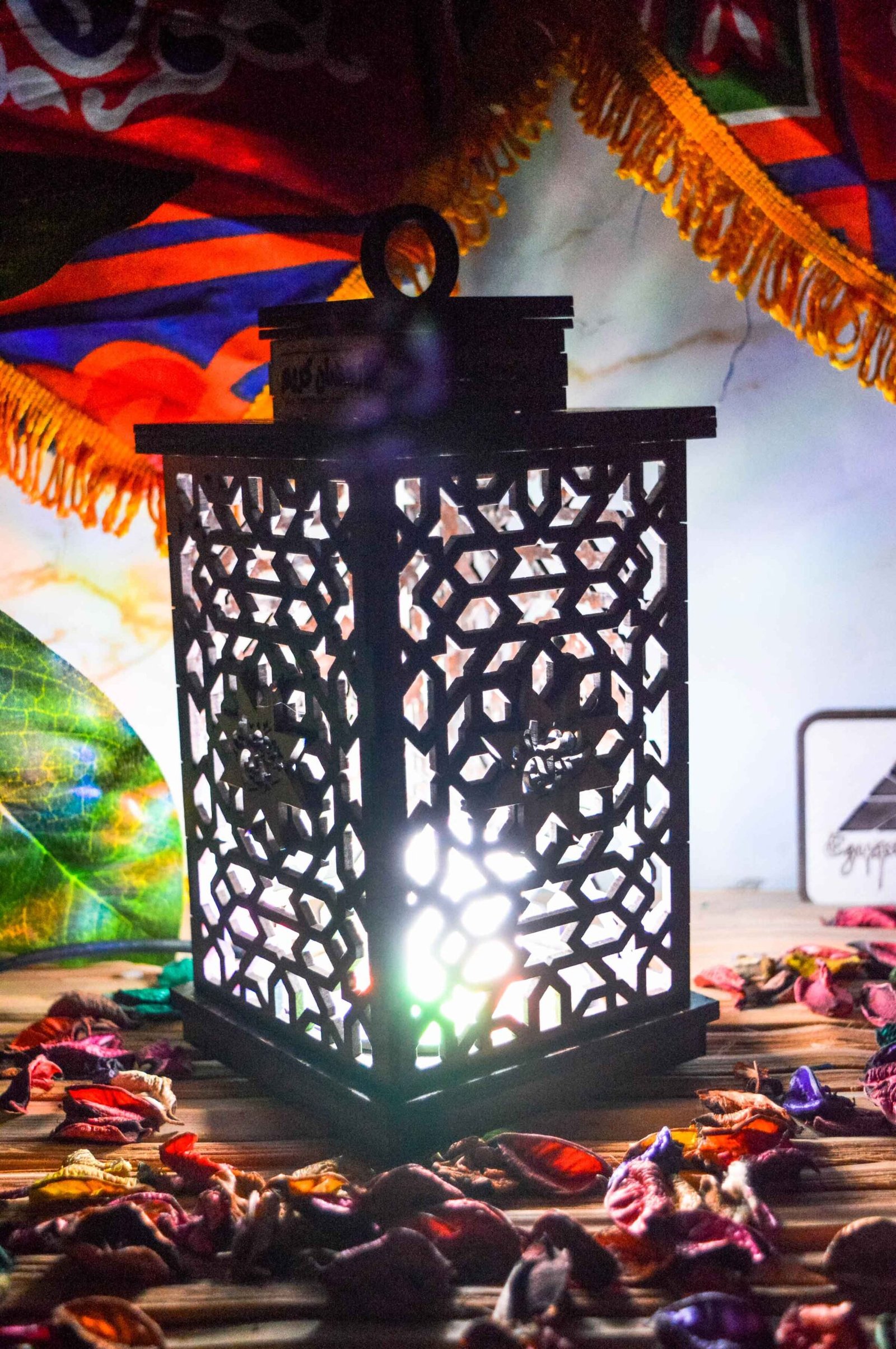 فانوس رمضان بشكلة الجديد تصميم اسلامي خشب انتاج ايجيبت انتيكس