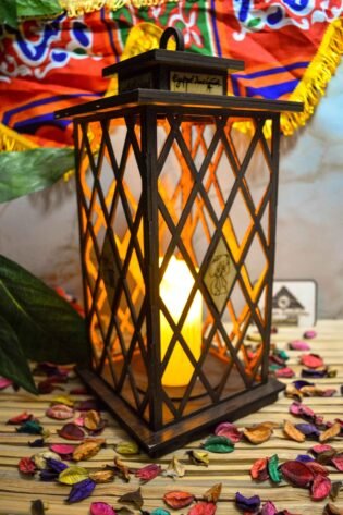 فانوس رمضان بشكلة الجديد تصميم رمضاني حجم كبير خشب انتاج ايجيبت انتيكس