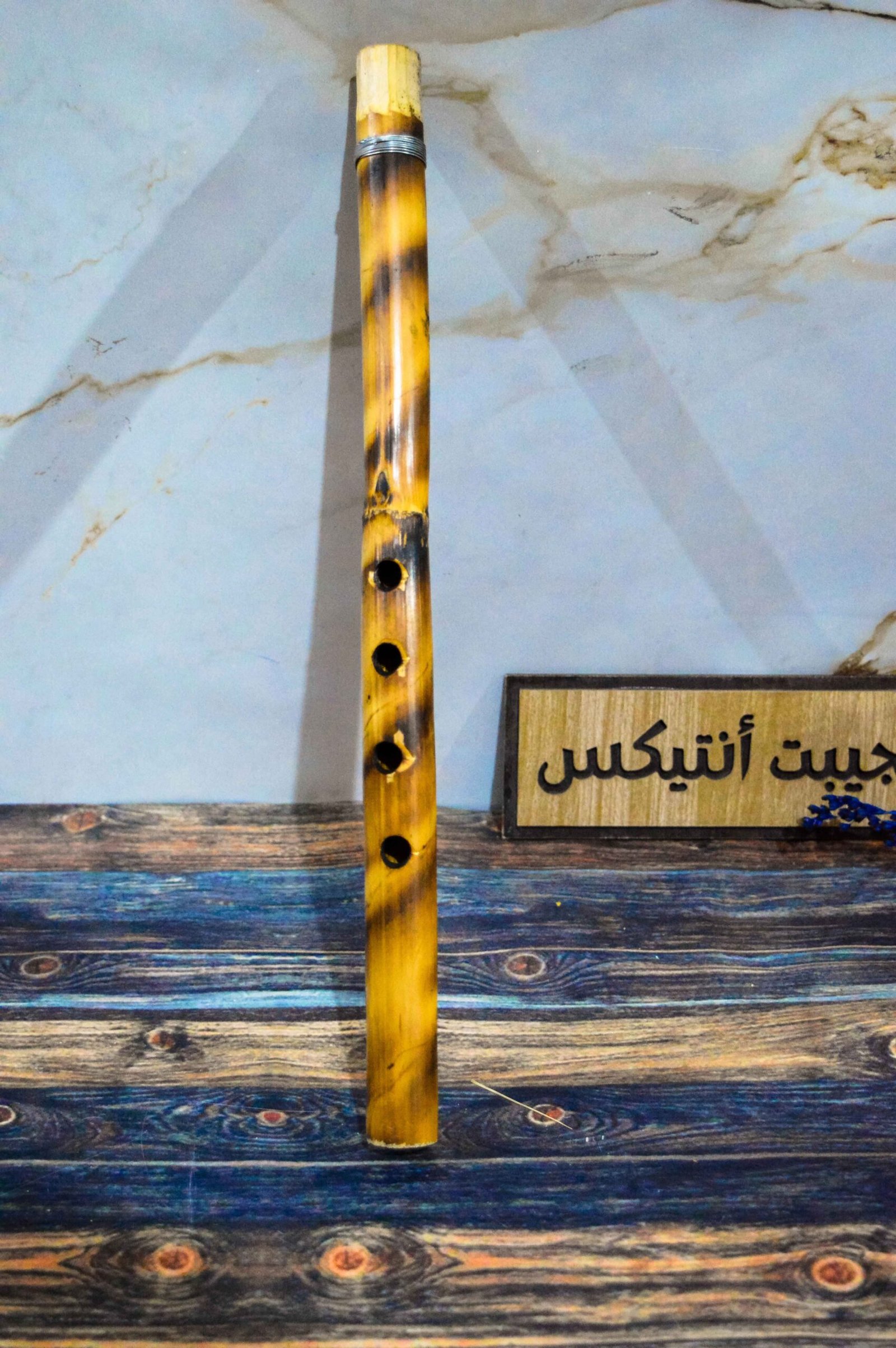 مزمار من خشب البامبو منانتاج ايجيبت أنتيكس صناعة يدوية 100%