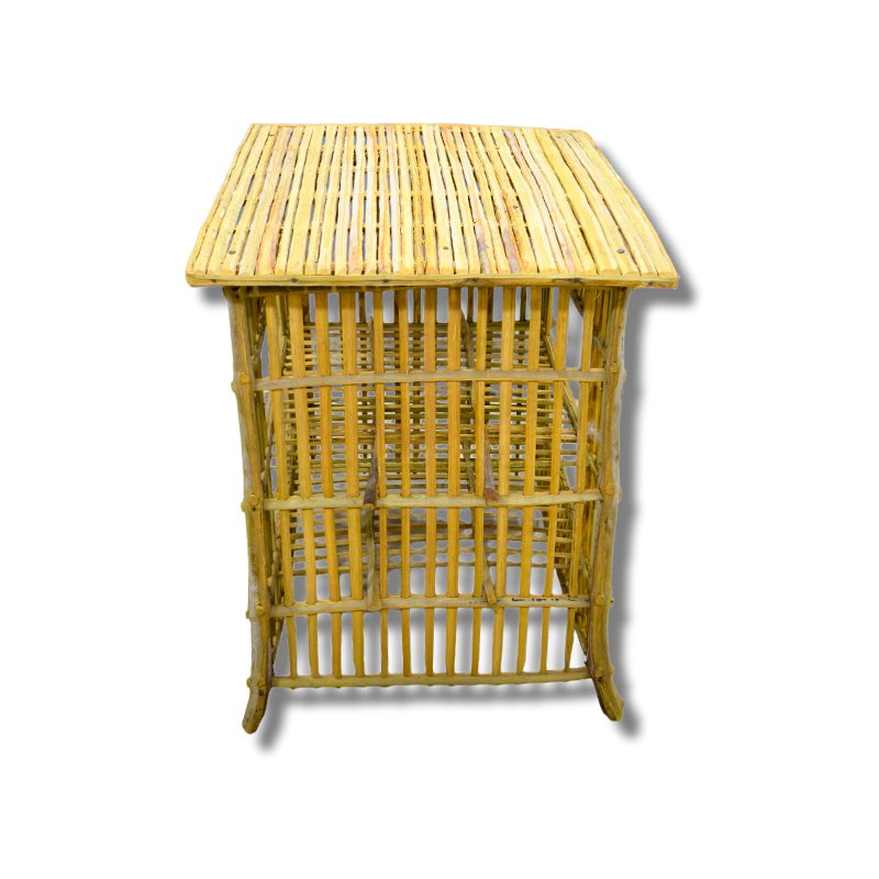 ترابيزة جنينة او بحر مقاوم للماء و لضوء الشمس يستحمل كل الاوزان عرض 70 سم طول 60 سم ارتفاع 65 سم صناعة يدوية 100_ طبيعي من جريد النخل من انتاج ايجيبت أنتيكس - Image 2