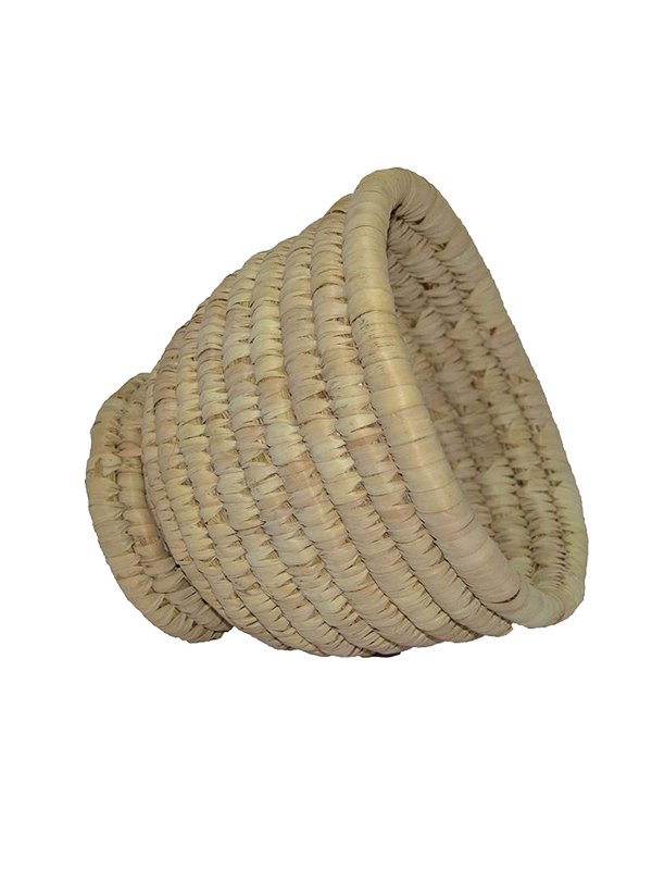 سهله مهملات قطر ٢٦ ارتفاع ٢٥ سم صناعة يدوية طبيعية 100_ من جريد النخل من انتاج ايجيبت أنتيكس - Image 3