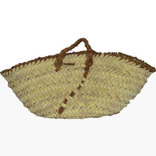 أوفة او مشنة عرض 35 سم ارتفاع 25 سم صناعة يدوية طبيعية 100_ من جريد النخل من انتاج ايجيبت أنتيكس - الصورة 4