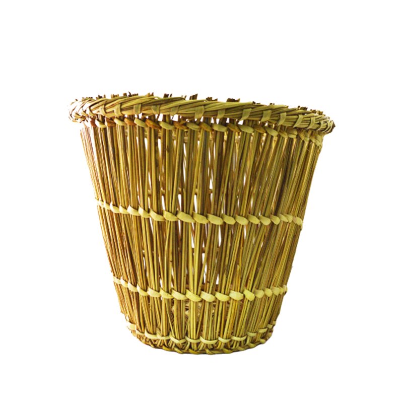 سهلة مهملات قطر ٣٣ ارتفاع ٣٠ صناعة يدوية طبيعية 100_ من جريد النخل من انتاج ايجيبت أنتيكس - Image 2