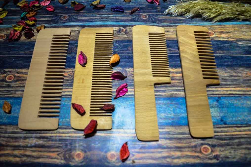 عرض 4 مشط 25 سم خشب طبيعي صناعة يدوية من ايجيبت انتيكس
