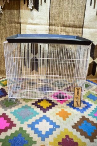 قفص عصافير مطلي لون أبيض مقاوم للصدأ صناعة يدوية 100% من انتاج ايجيبت أنتيكس