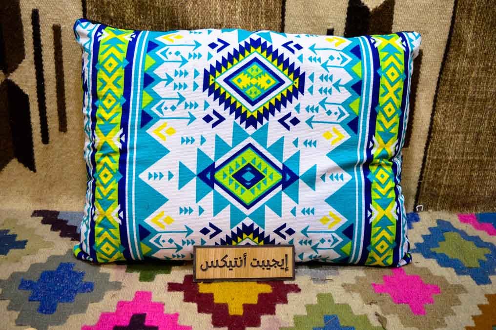 خدادية عربي لون أزرق و أخضر صناعة يدوية 100% من انتاج ايجيبت أنتيكس