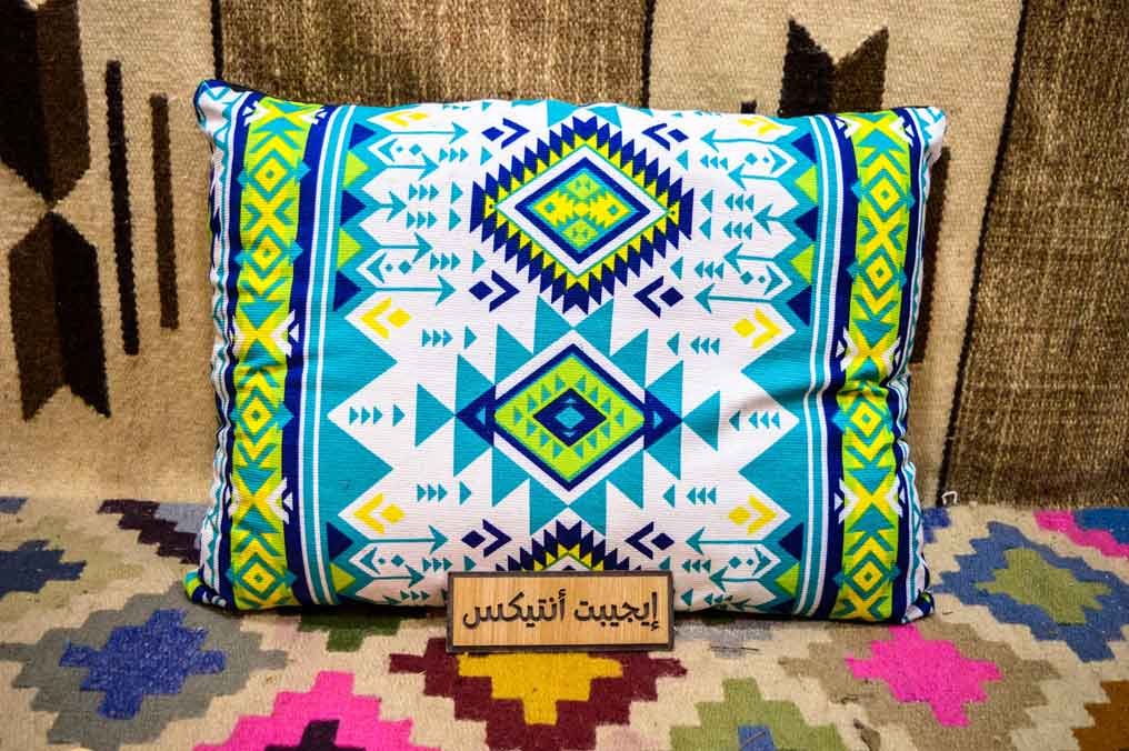 خدادية عربي لون أزرق و أخضر صناعة يدوية 100% من انتاج ايجيبت أنتيكس
