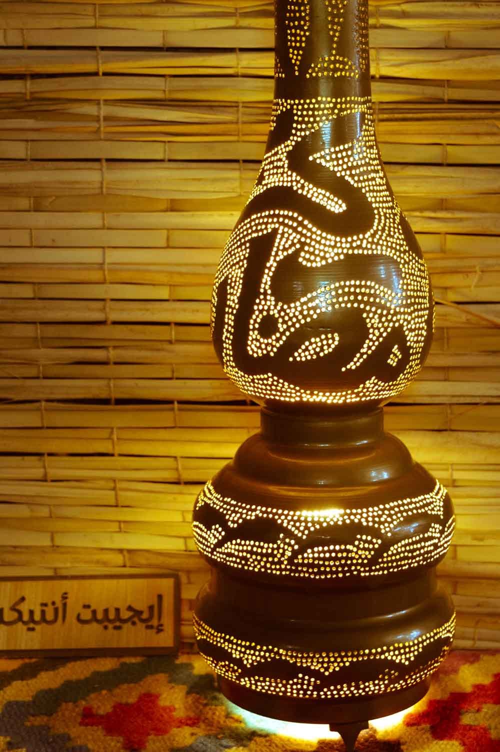 أباجورة نحاس رمضان كريم مصري صناعة يدوية | Egypt Antiques