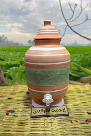 كولمن ماء من الفخار الصحي مقاس كبير صناعة مصرية يدوية 100% من انتاج ايجيبت أنتيكس
