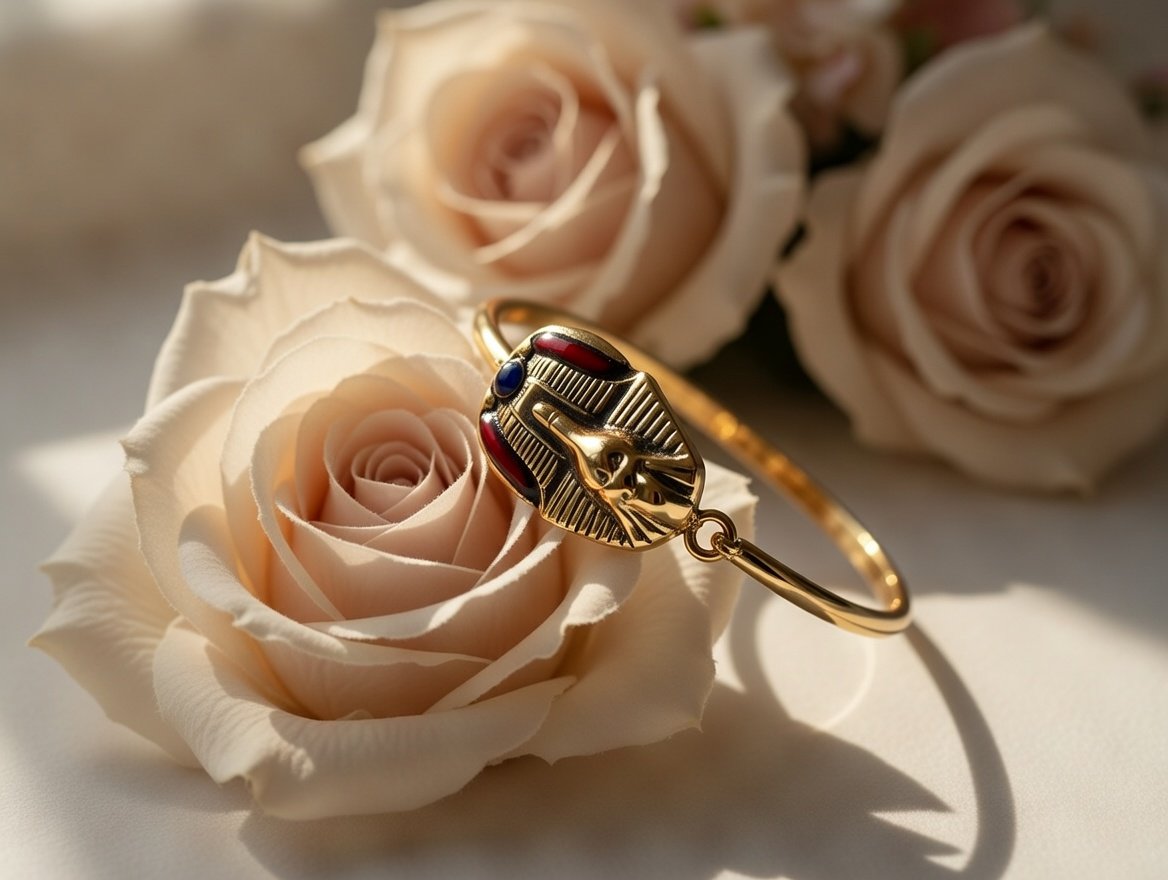 أسورة نحاس طبيعي هاند ميد 100% – تصميم تراثي من Egypt Antiques