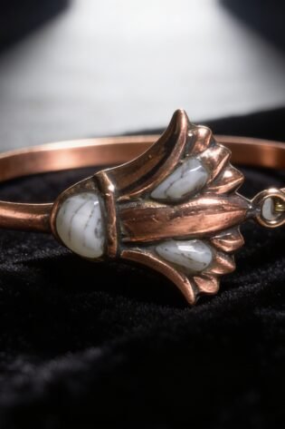 أسورة زهرة اللوتس نحاس طبيعي صناعة يدوية 100% – إنتاج Egypt Antiques