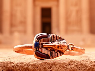 أسورة نحاس طبيعي هاند ميد 100% – تصميم تراثي من Egypt Antiques